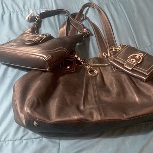 Coach Leather Bag Trio